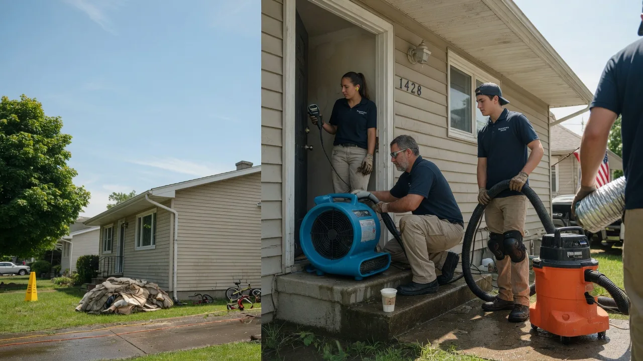 Water Damage Restoration in Bidwell, OH near me